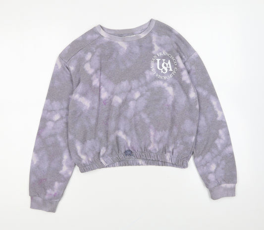 Primark Girls Purple Polyester Pullover Sweatshirt Size 11-12 Years Pullover - San Fracn