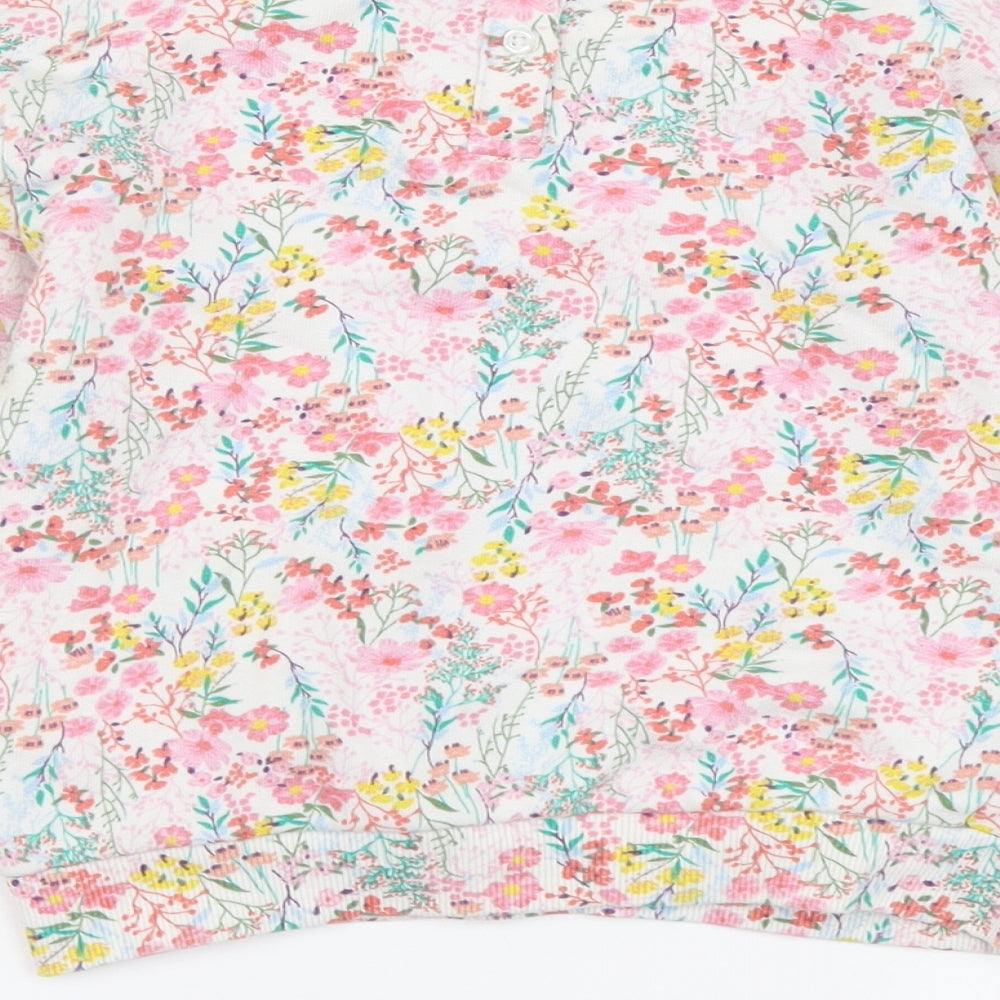 Willow Girls Multicoloured Floral Cotton Pullover Sweatshirt Size 2-3 Years Pullover