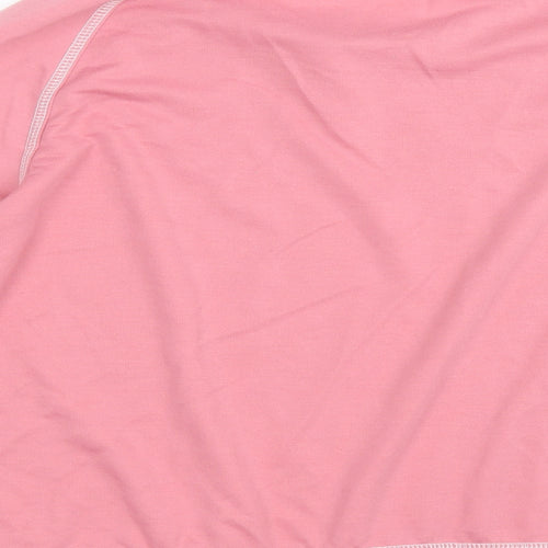 MissLook Womens Pink Cotton Blend Pullover Sweatshirt Size L Pullover