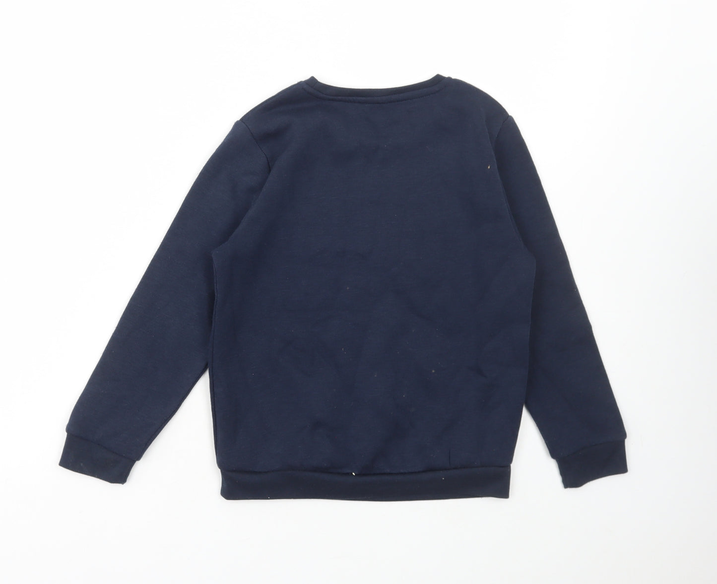 Primark Boys Blue Cotton Pullover Sweatshirt Size 7-8 Years Pullover - No Limits