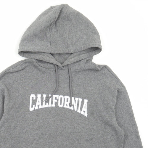 Primark Mens Grey Cotton Pullover Hoodie Size XS - California