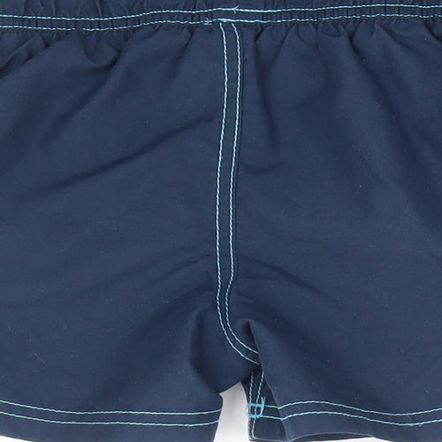 George Boys Blue Polyester Sweat Shorts Size 4-5 Years Regular Drawstring - Swim Short