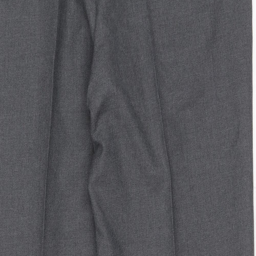 Preworn Mens Grey Polyester Snow Pants Trousers Size 34 L26 in Regular Zip