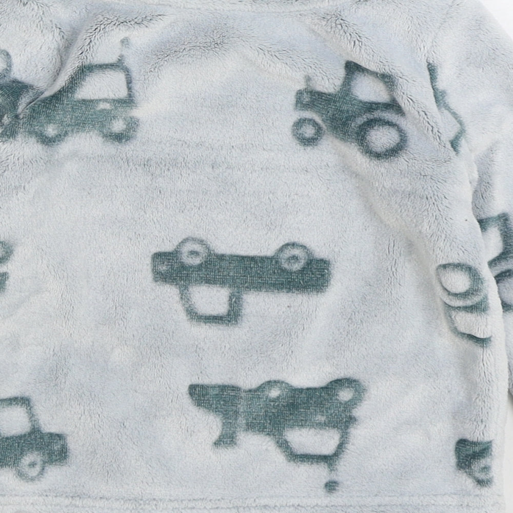 George Boys Grey Geometric Polyester Pyjama Pants Size 2-3 Years Pullover - Truck