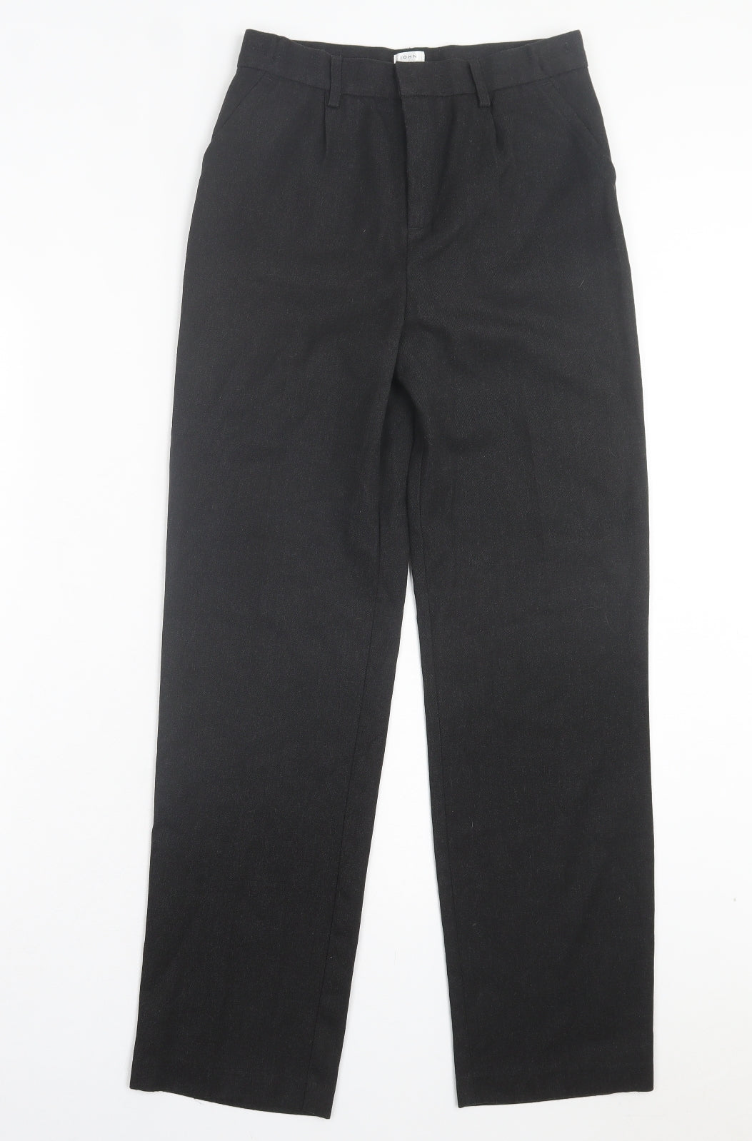 Girls Black Slim Fit School Trousers (3-16yrs) - Matalan