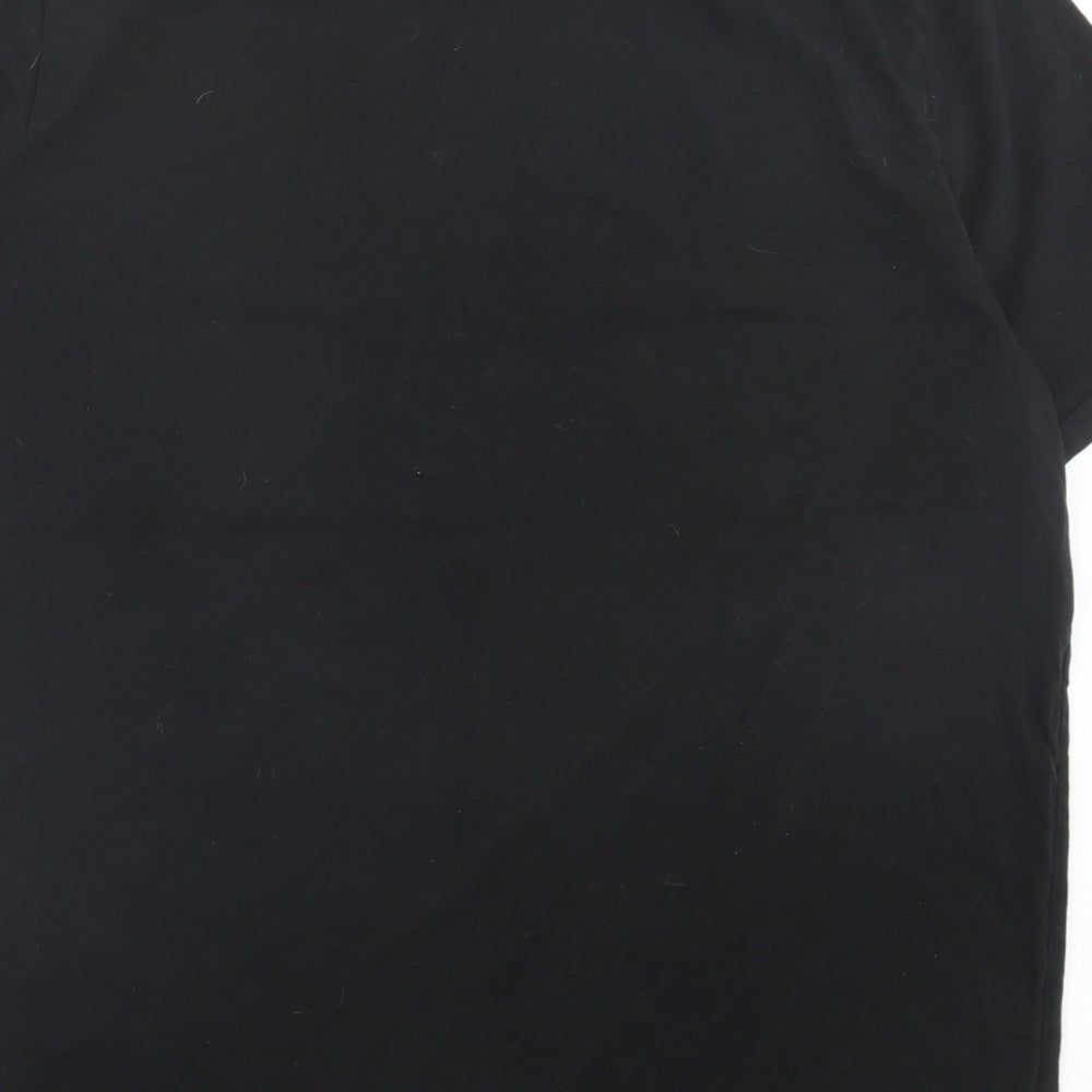 Mens black shirt top matalan