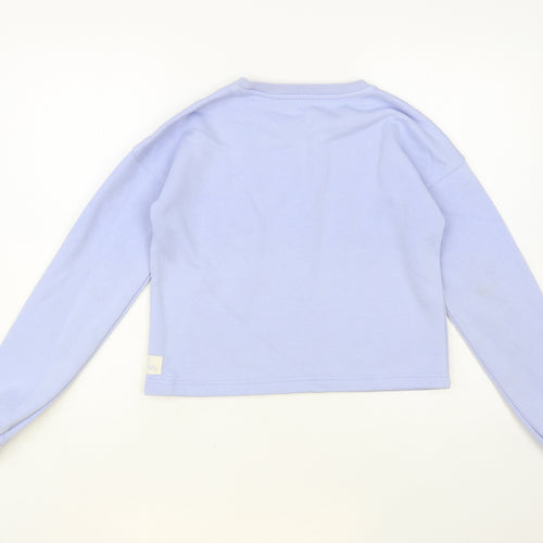 Nutmeg Girls Blue Cotton Pullover Sweatshirt Size 13-14 Years Pullover