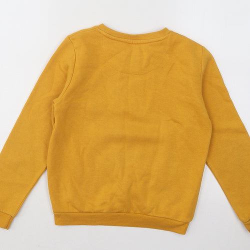 Primark Boys Yellow Cotton Pullover Sweatshirt Size 8-9 Years Pullover - Detroit
