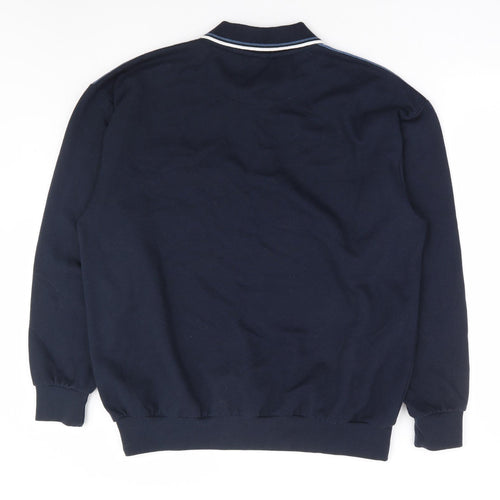 Chums Mens Blue Cotton Pullover Sweatshirt Size M