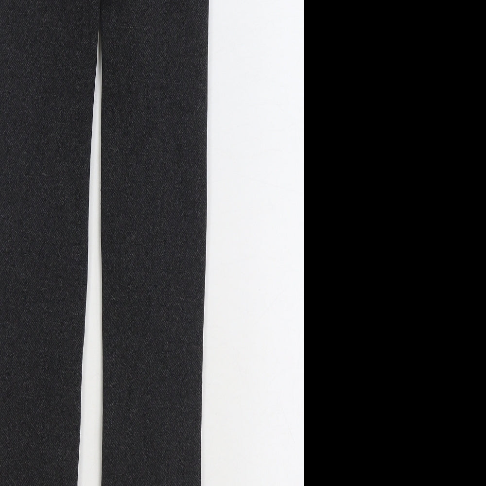 Womens Charcoal High-Rise Ribbed Plush Lined Leggings | Primark