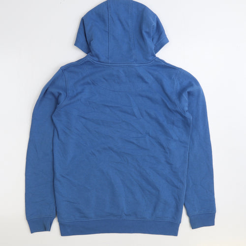 Ben Sherman Boys Blue Cotton Pullover Hoodie Size 12-13 Years Pullover