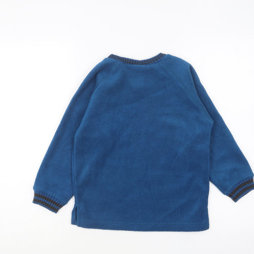Rebel Active Boys Blue Polyester Pullover Sweatshirt Size 5-6 Years Pullover