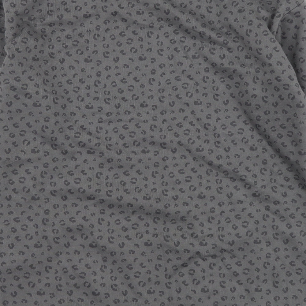 Primrk Girls Grey Animal Print Cotton Pullover Sweatshirt Size 13-14 Years Pullover - Be The Change