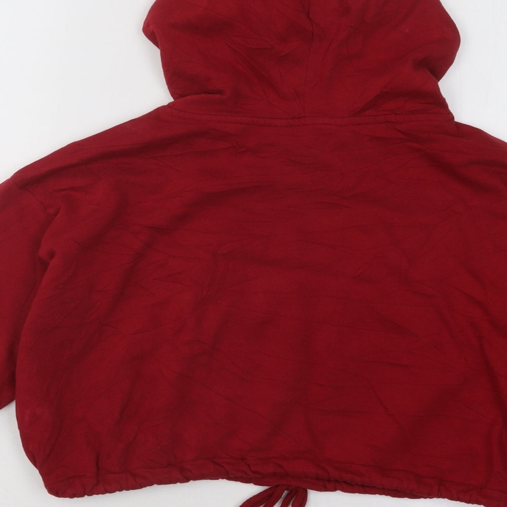 H&M Girls Red Cotton Pullover Hoodie Size 11-12 Years Pullover - Chicago USA