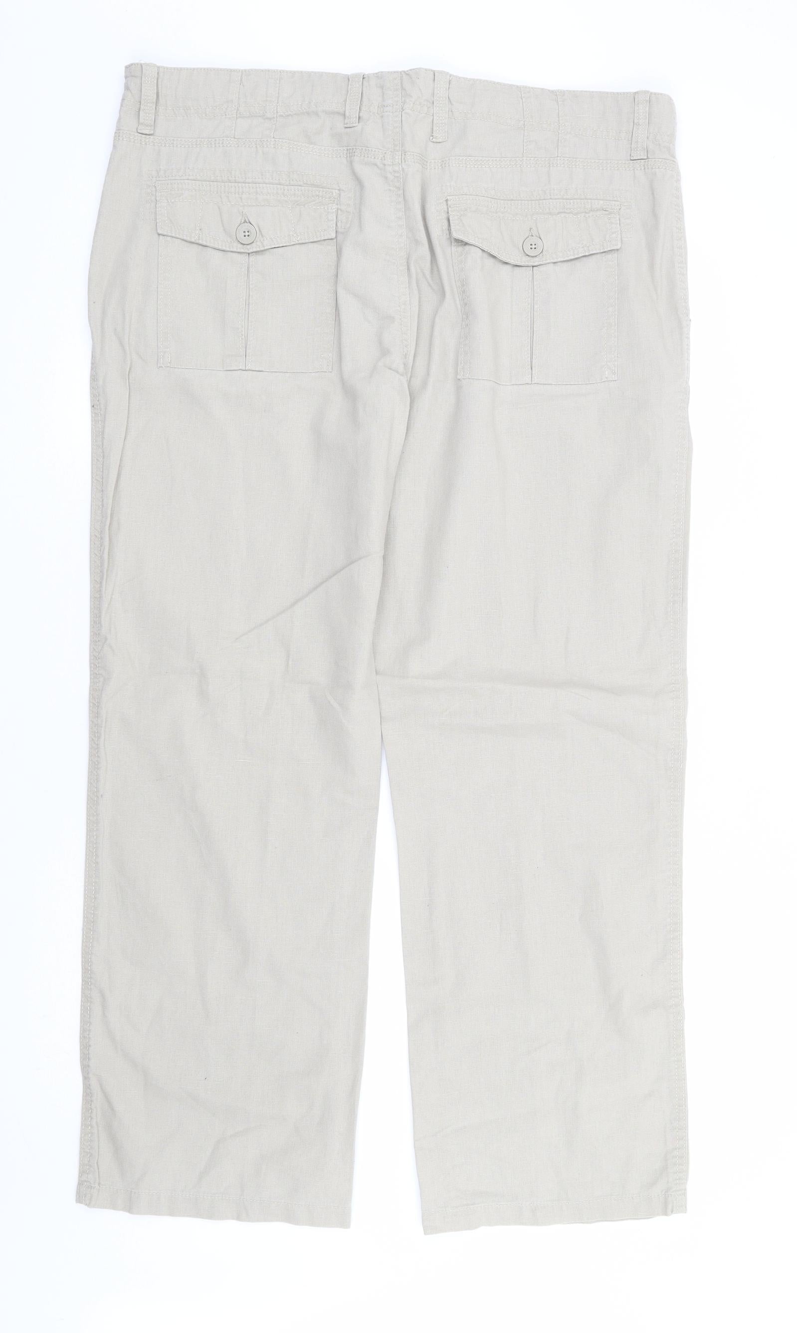 Matalan white crop trousers - Vinted