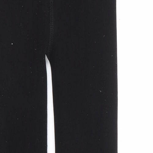 Preworn Womens Black Polyester Jogger Leggings Size S L27 in - Fur Lined Legging