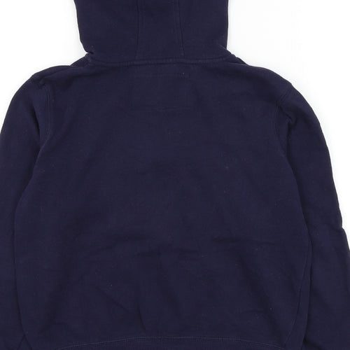 Young Dimension Girls Blue Cotton Full Zip Hoodie Size 10-11 Years Zip - Love
