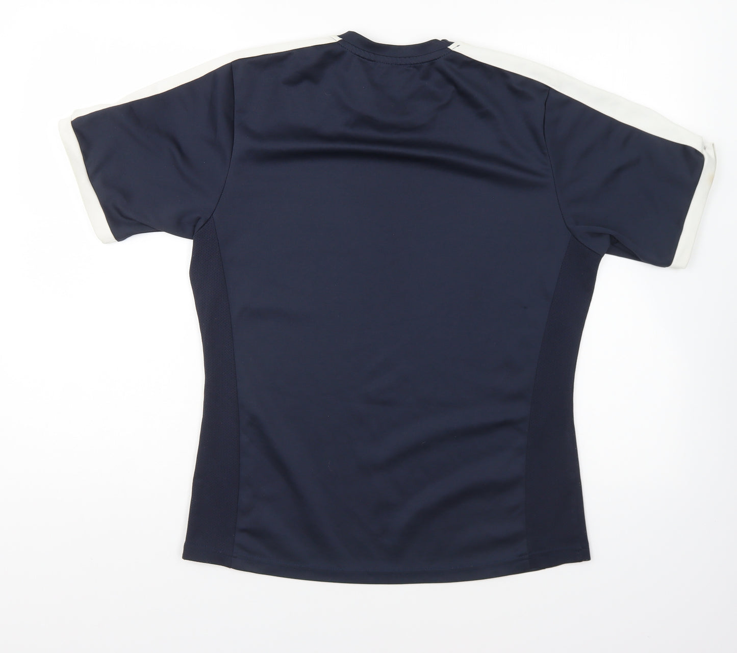 Sondico Mens Blue Polyester Basic T-Shirt Size S Round Neck Pullover