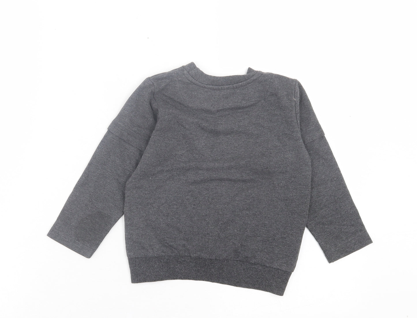 Very Boys Grey Cotton Pullover Sweatshirt Size 2-3 Years Pullover - No Way