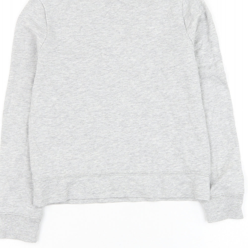 Gap Girls Grey Cotton Pullover Sweatshirt Size 8-9 Years Pullover