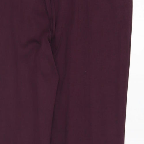 Papaya Womens Purple Viscose Capri Leggings Size 14 L26 in