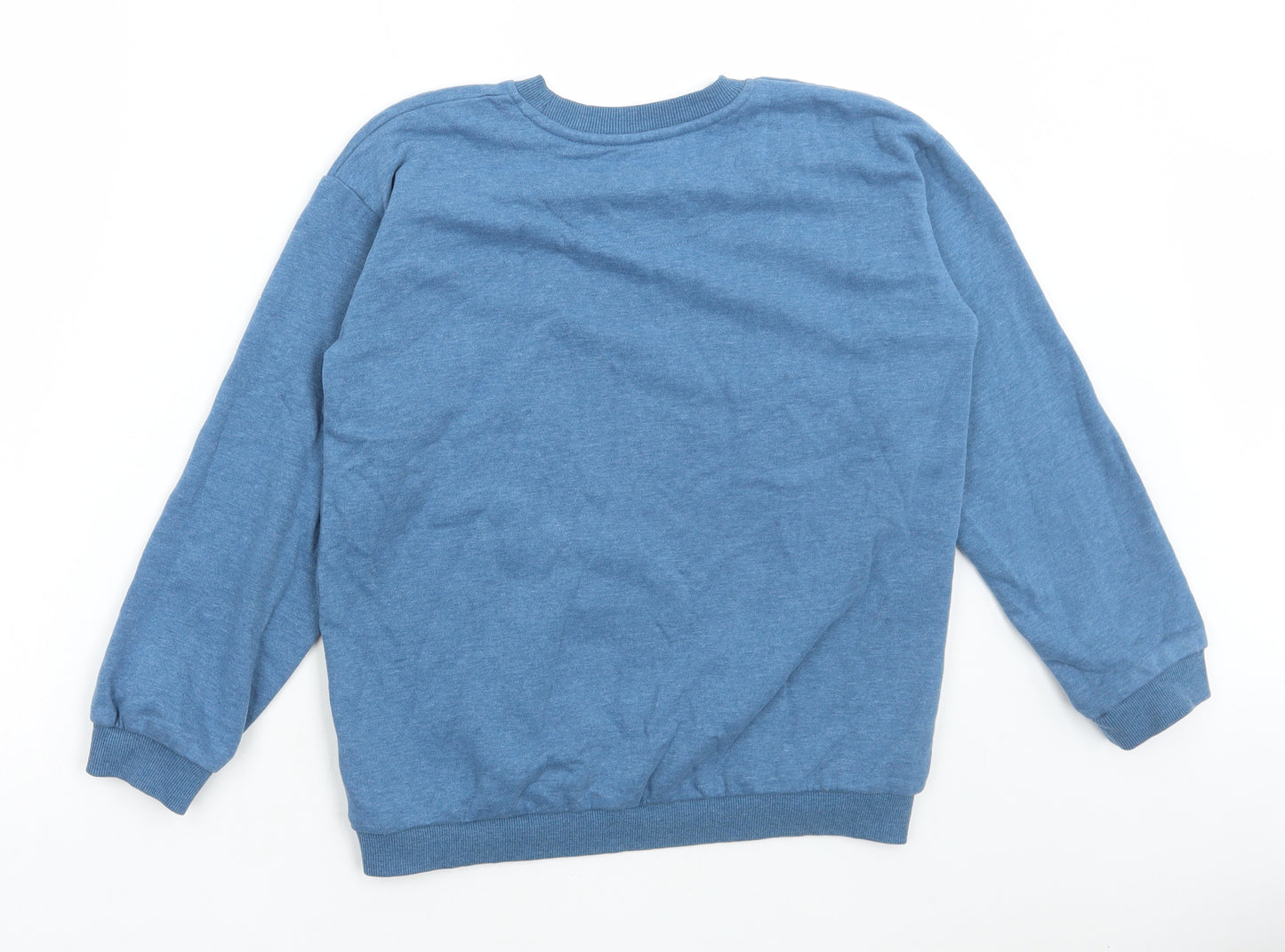 Nutmeg Boys Blue Cotton Pullover Sweatshirt Size 11-12 Years Pullover