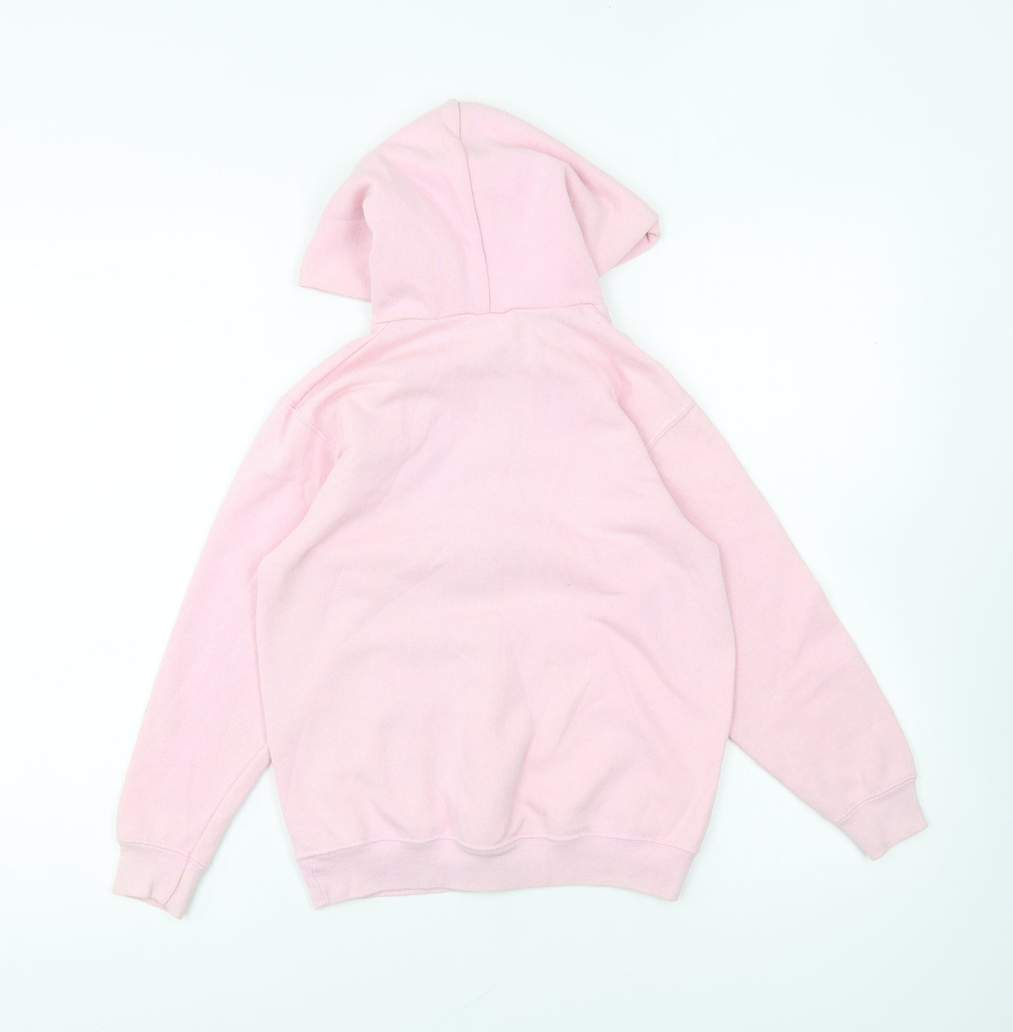 Fruit of the Loom Girls Pink Cotton Pullover Hoodie Size 7-8 Years Pullover - Peter Rabbit