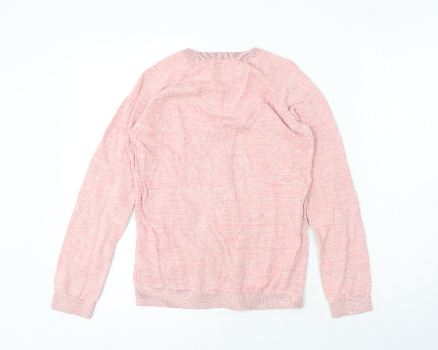 TU Girls Pink Crew Neck Cotton Pullover Jumper Size 13 Years - Dog