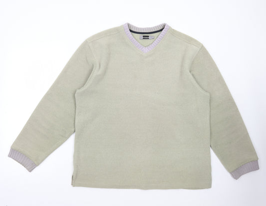 Armando Mens Green Polyester Pullover Sweatshirt Size M