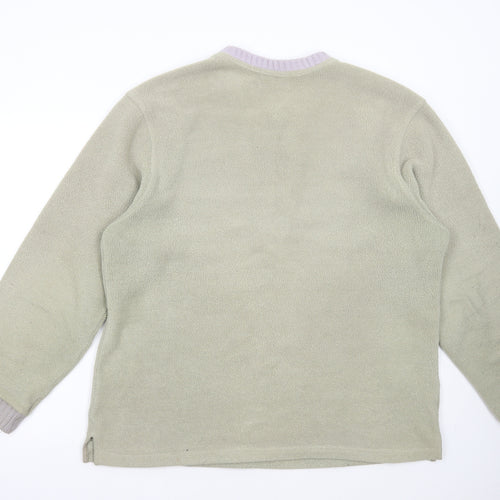 Armando Mens Green Polyester Pullover Sweatshirt Size M
