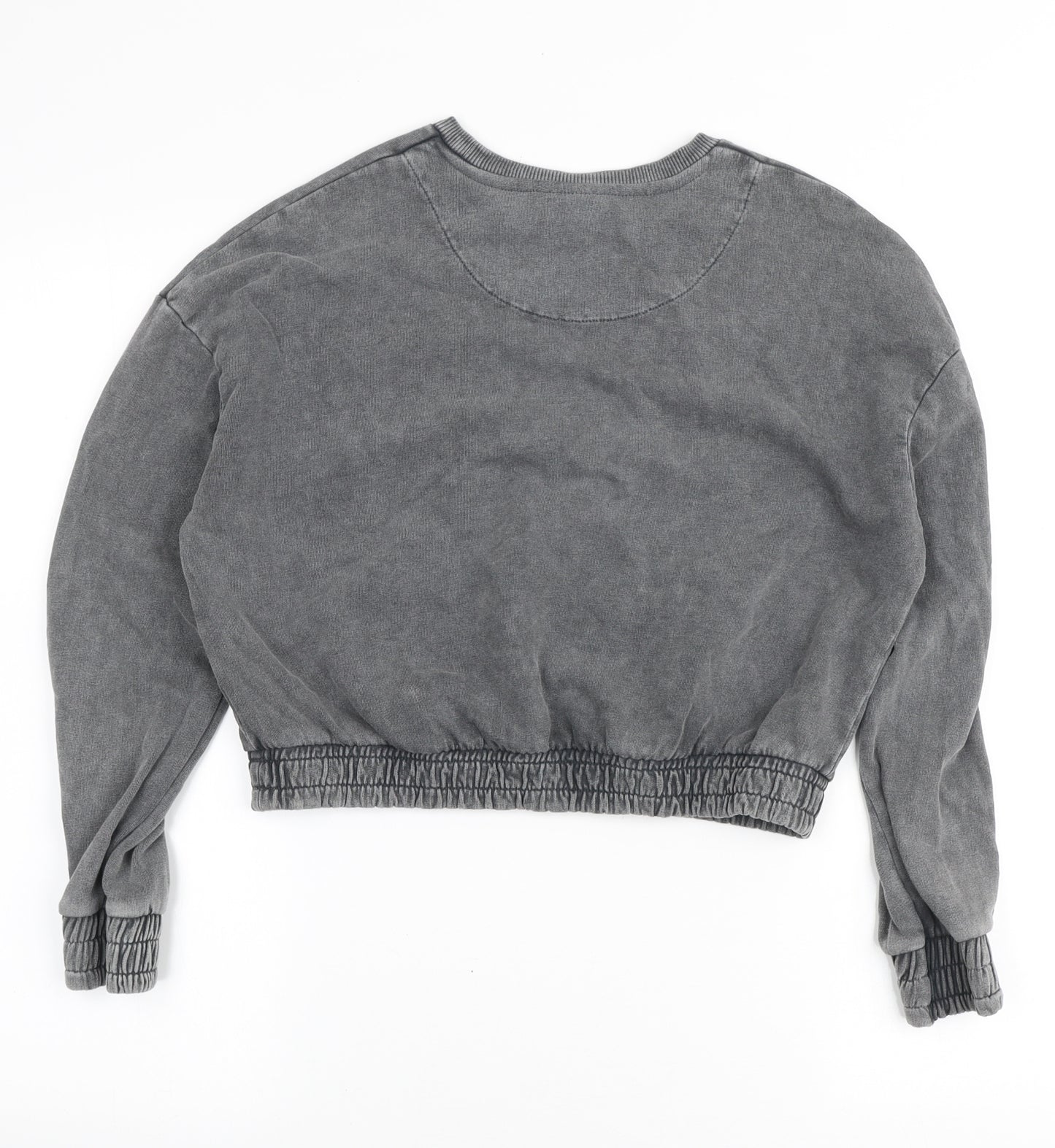 Holyfield Girls Grey Cotton Pullover Sweatshirt Size 8-9 Years Pullover