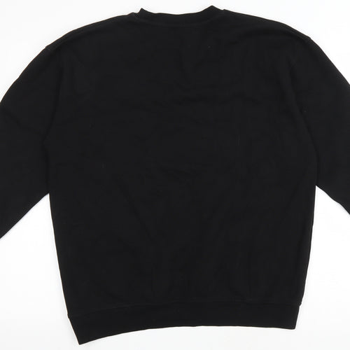 Primark Mens Black Polyester Pullover Sweatshirt Size S - FP
