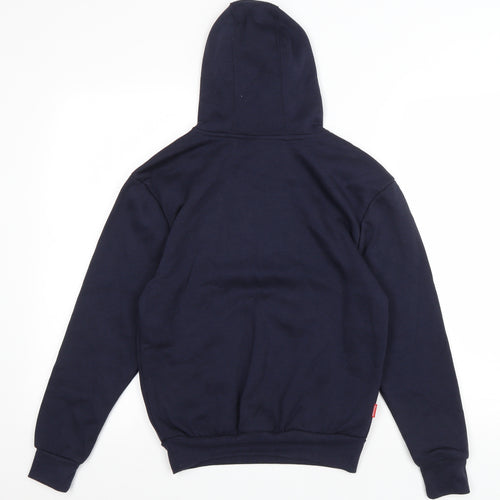 Slazenger Boys Blue Cotton Pullover Hoodie Size 9-10 Years Pullover