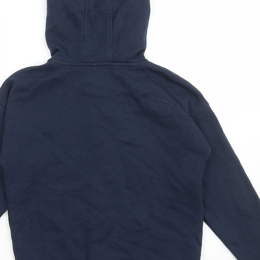 Primark Boys Blue Polyester Full Zip Hoodie Size 9-10 Years Zip