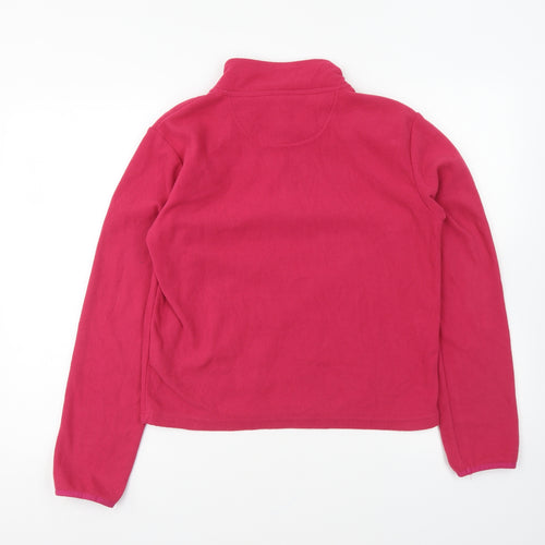 Peter Storm Girls Pink Polyester Pullover Sweatshirt Size 13 Years Zip