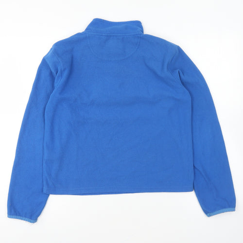Peter Storm Girls Blue Polyester Pullover Sweatshirt Size 13 Years Zip