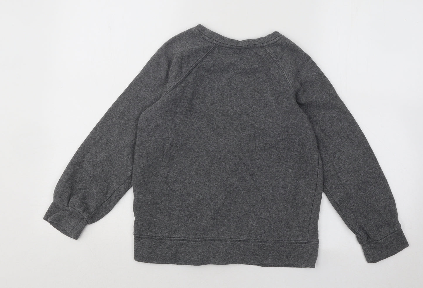 Gap Girls Grey Cotton Pullover Sweatshirt Size 8 Years Pullover - Donut