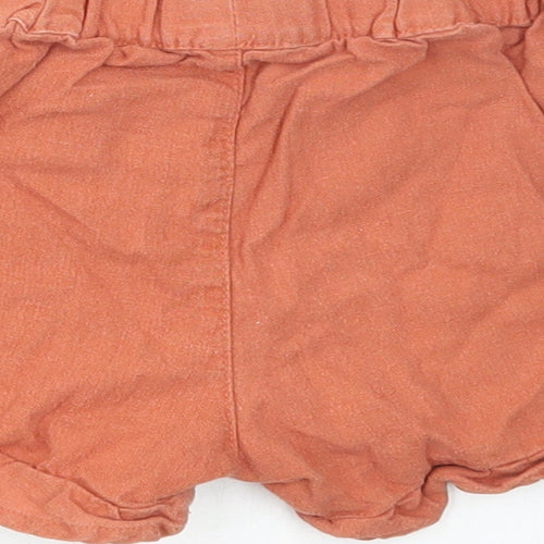 Primark Girls Brown Linen Paperbag Shorts Size 2-3 Years Regular - Winnie the Pooh
