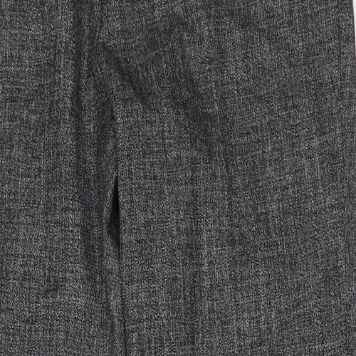 New Look Mens Black Polyester Trousers Size 34 in L31 in Regular Zip