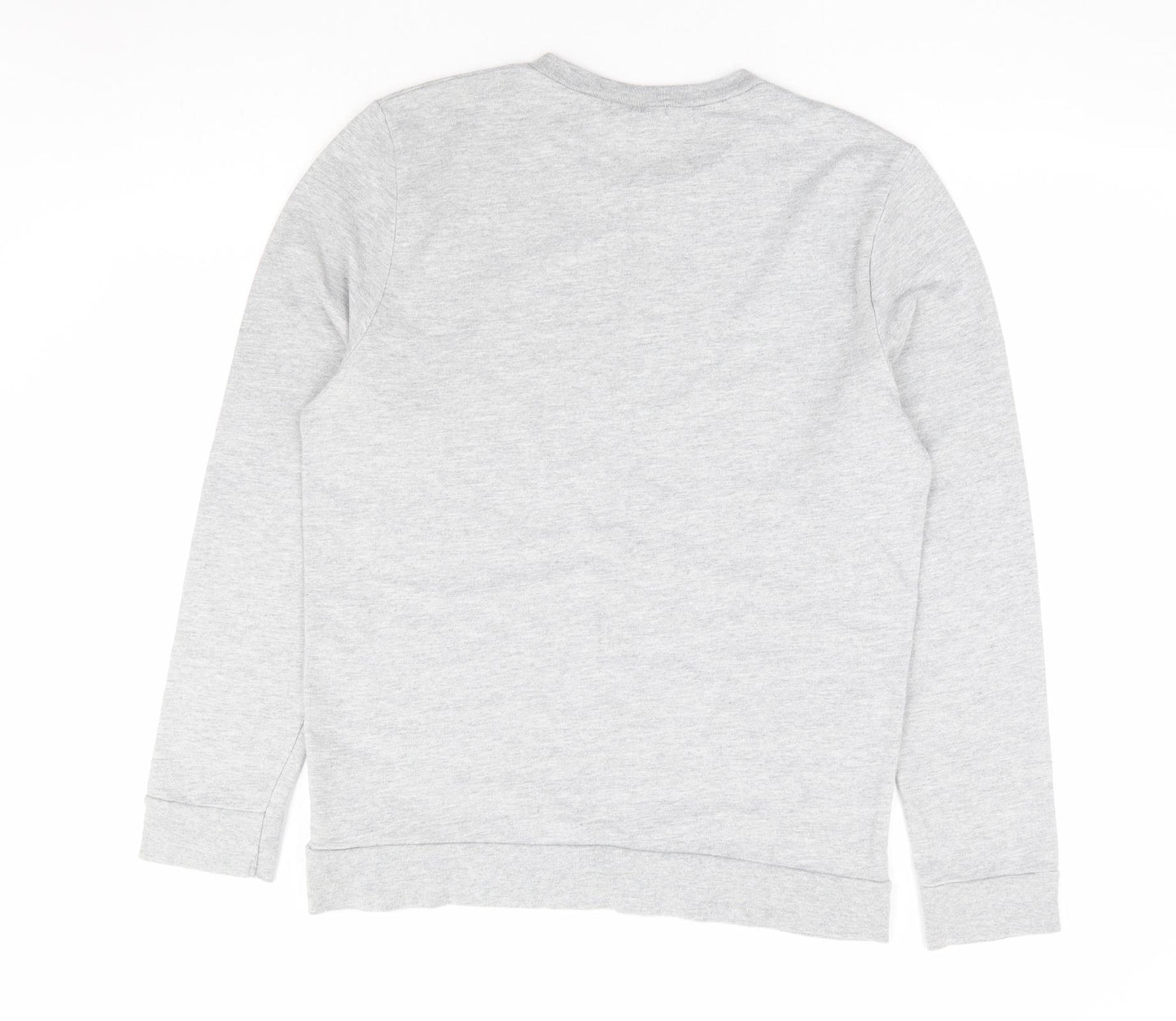 Topman Mens Grey Cotton Pullover Sweatshirt Size M - MTV