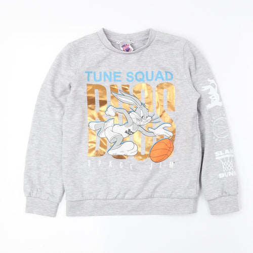 Space Jam Girls Multicoloured Polyester Pullover Sweatshirt Size 6-7 Years Pullover - Space Jam: A New Legacy