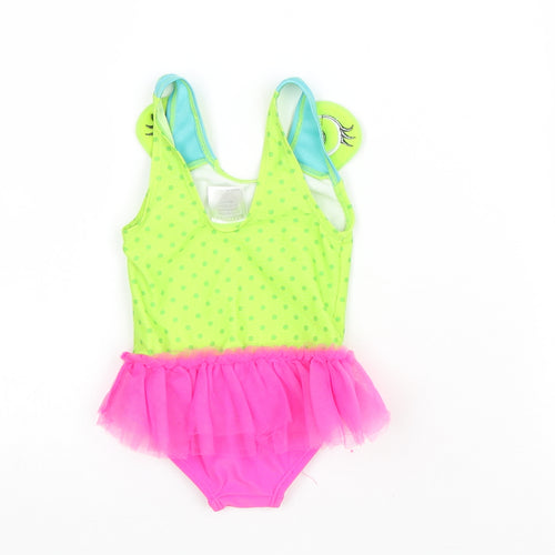 BABYTOWN Baby Green Polyester Leotard Outfit/Set Size 12-18 Months Pullover - Frog Swimsuit