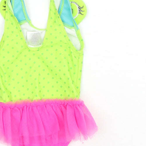 BABYTOWN Baby Green Polyester Leotard Outfit/Set Size 12-18 Months Pullover - Frog Swimsuit