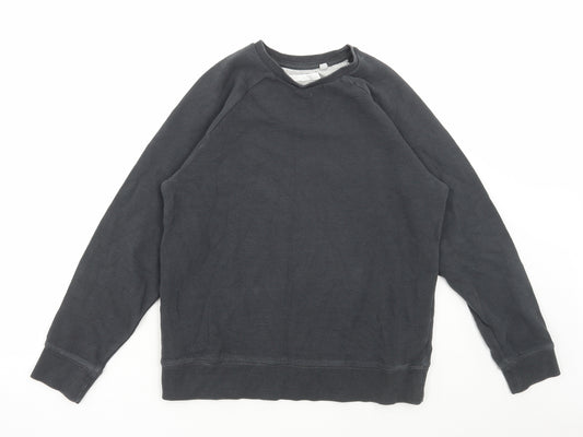 NEXT Boys Blue Cotton Pullover Sweatshirt Size 10 Years Pullover - Ribbed