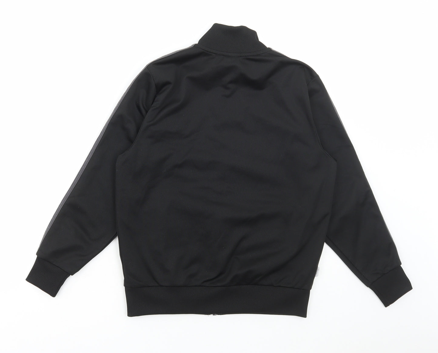 Lonsdale Boys Black Polyester Full Zip Sweatshirt Size 11-12 Years Zip