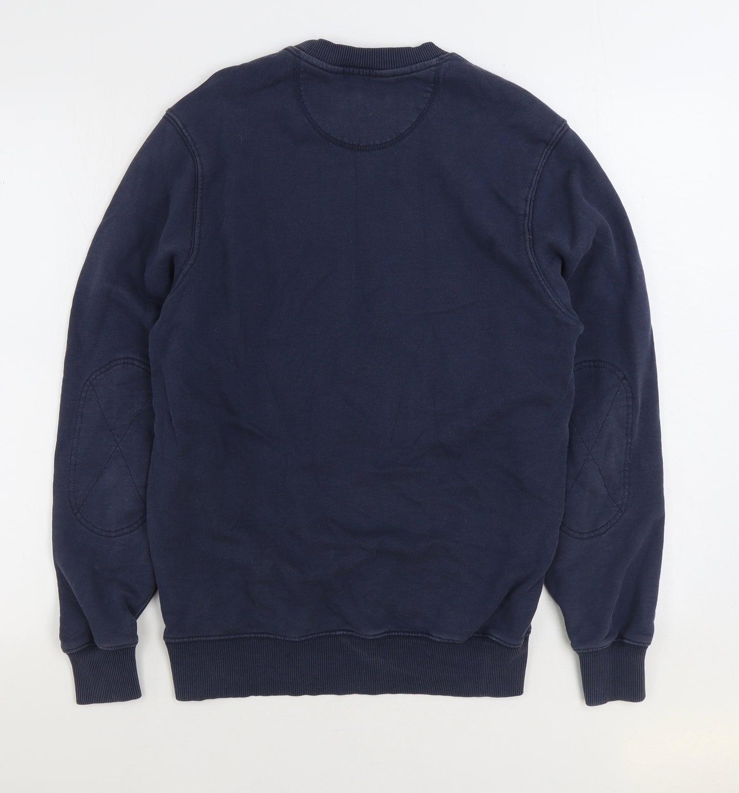 Farah Mens Blue Cotton Pullover Sweatshirt Size S