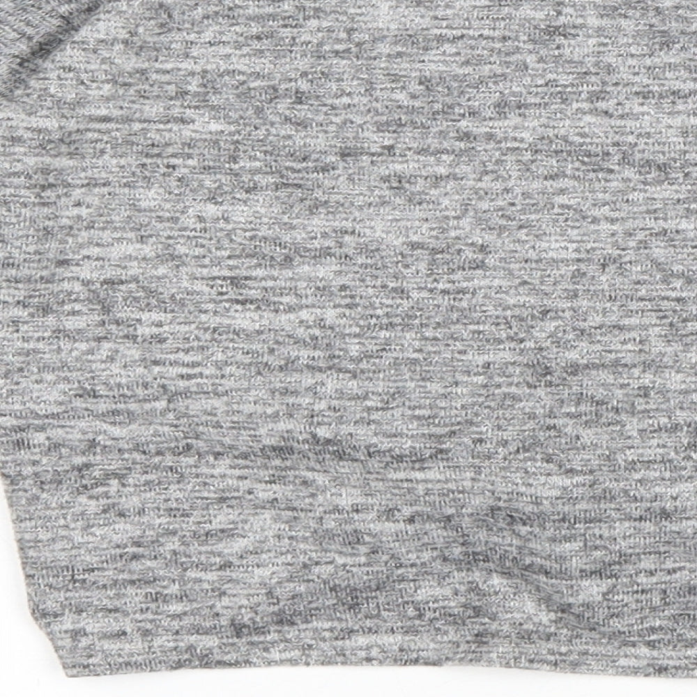 George Girls Grey Polyester Pullover Sweatshirt Size 6-7 Years Pullover - Butterfly