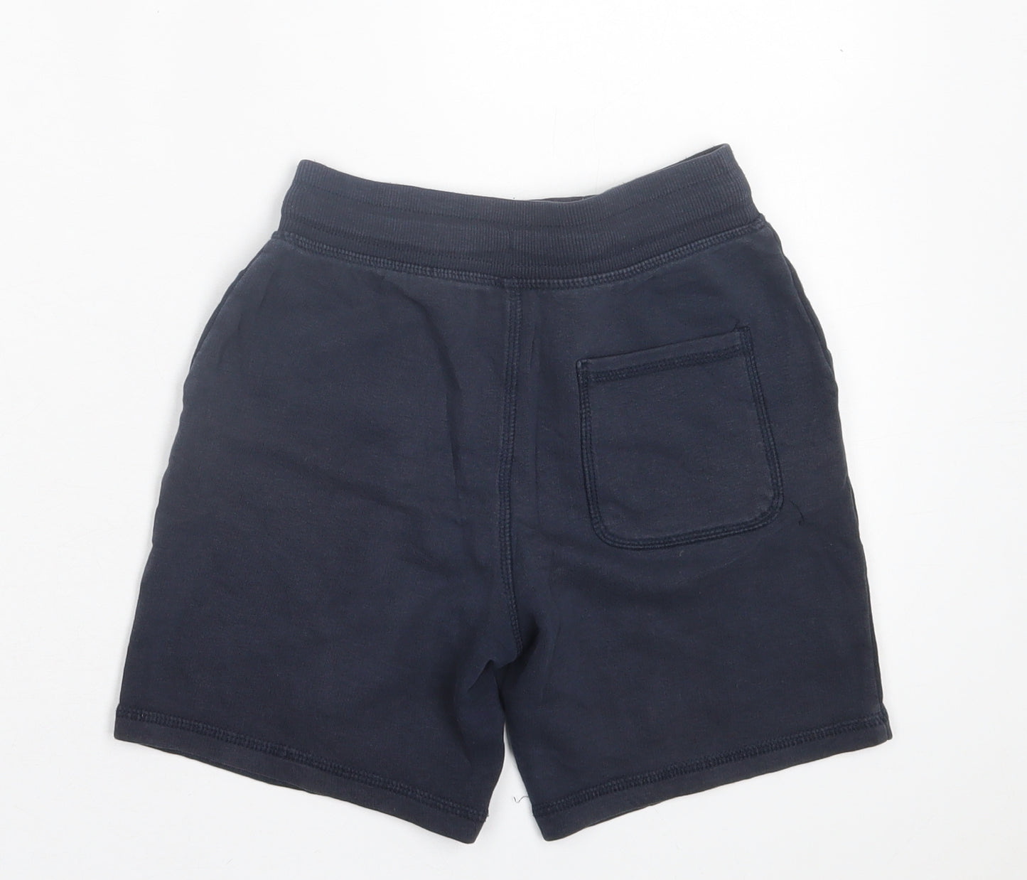 George Boys Blue Cotton Sweat Shorts Size 7-8 Years Regular Drawstring