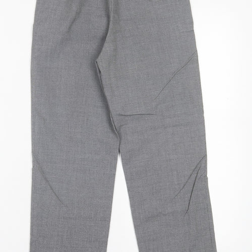 FlipBack Boys Grey Polyester Capri Trousers Size 10 Years Regular Button