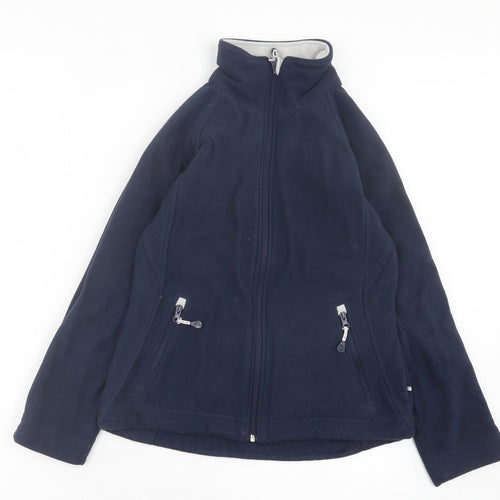 Nautica Womens Blue Jacket Size 8 Zip